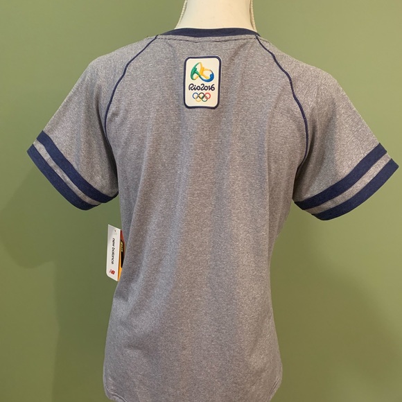 🏆New Balance Team Ireland Blue Athletic Shirt - Picture 3 of 7
